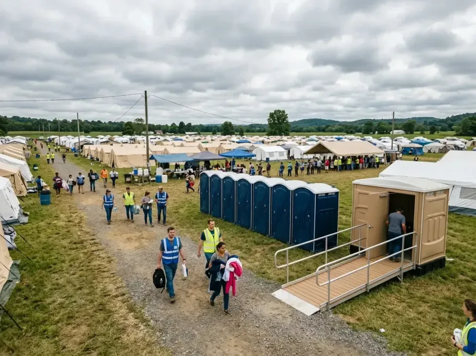 disaster-relief-camp-restrooms-010 — frequently asked questions, Dumpster & Portable Bathrooms Rental in Hunter, TN